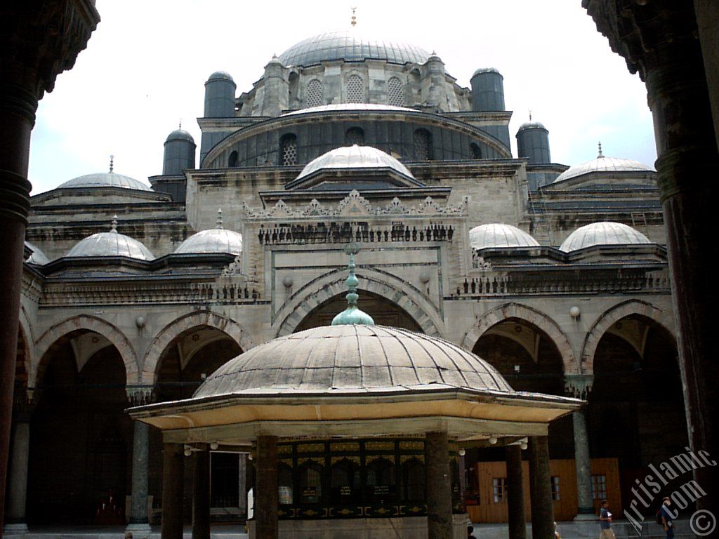 Beyazit Mosque located in the district of Beyazit in Istanbul city of Turkey.
