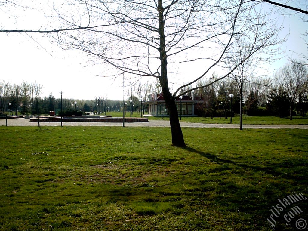 View of Botanical Park in Bursa city of Turkey.
