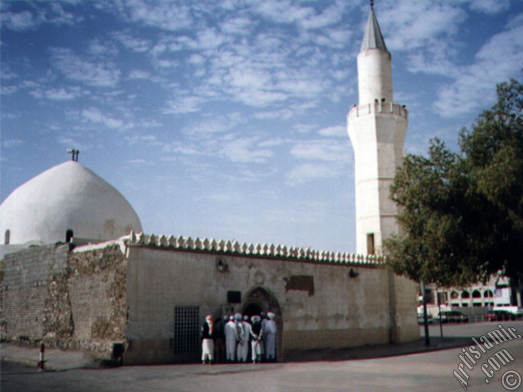 The Mosque of Hadrat Omar (ra) (second caliph of Islam) nearby the Prophet Muhammad`s (saaw) Mosque in Madina city of Saudi Arabia.
